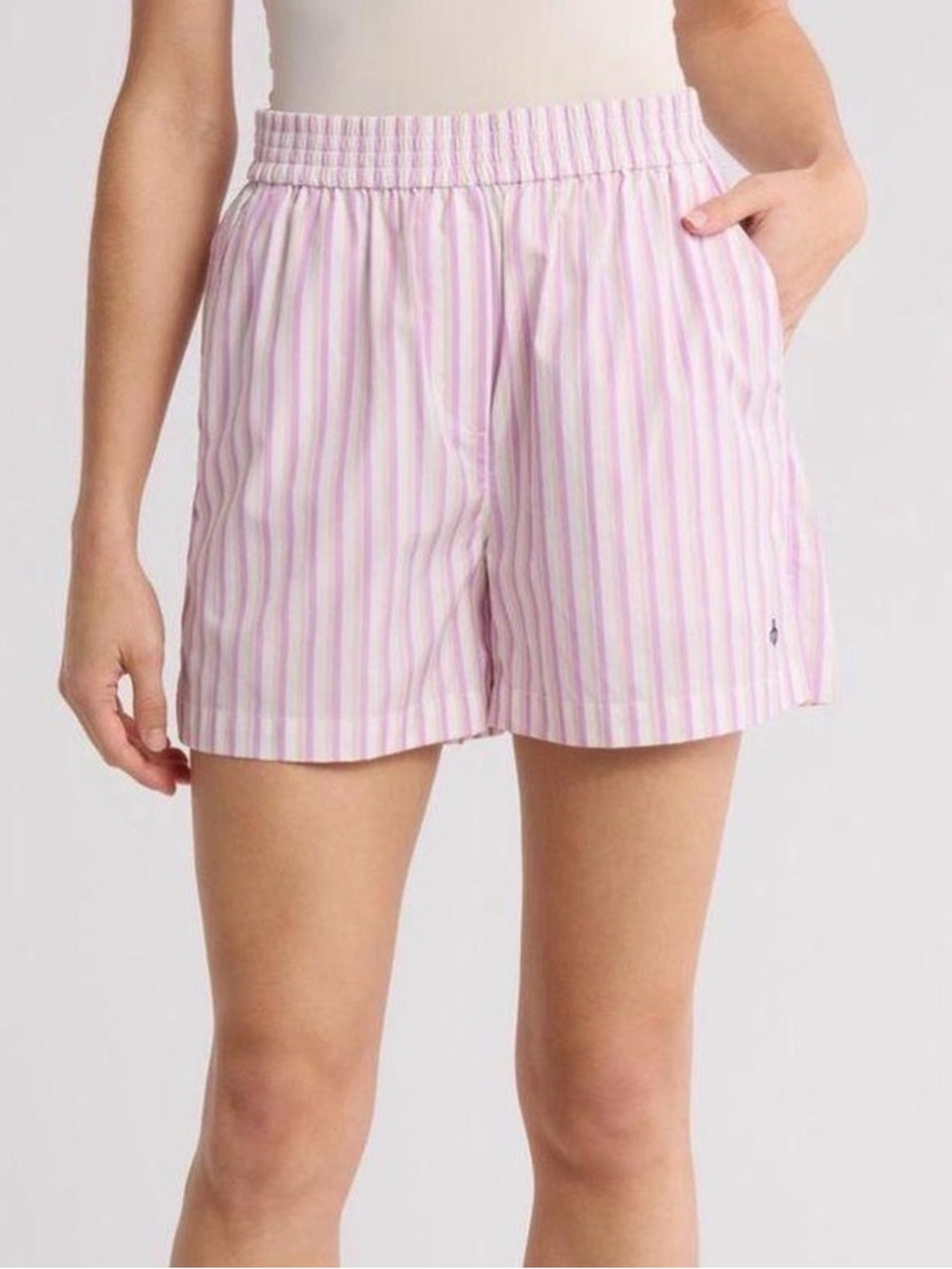 rag & bone Emma Stripe Mini Shorts